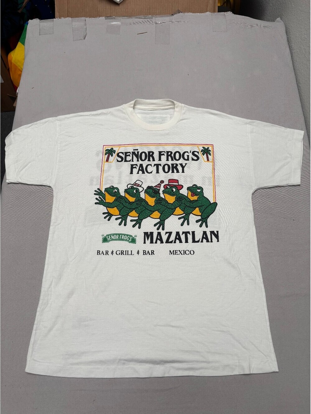 Vintage Senor Frogs Factory - Mazatlan Congo Line - L